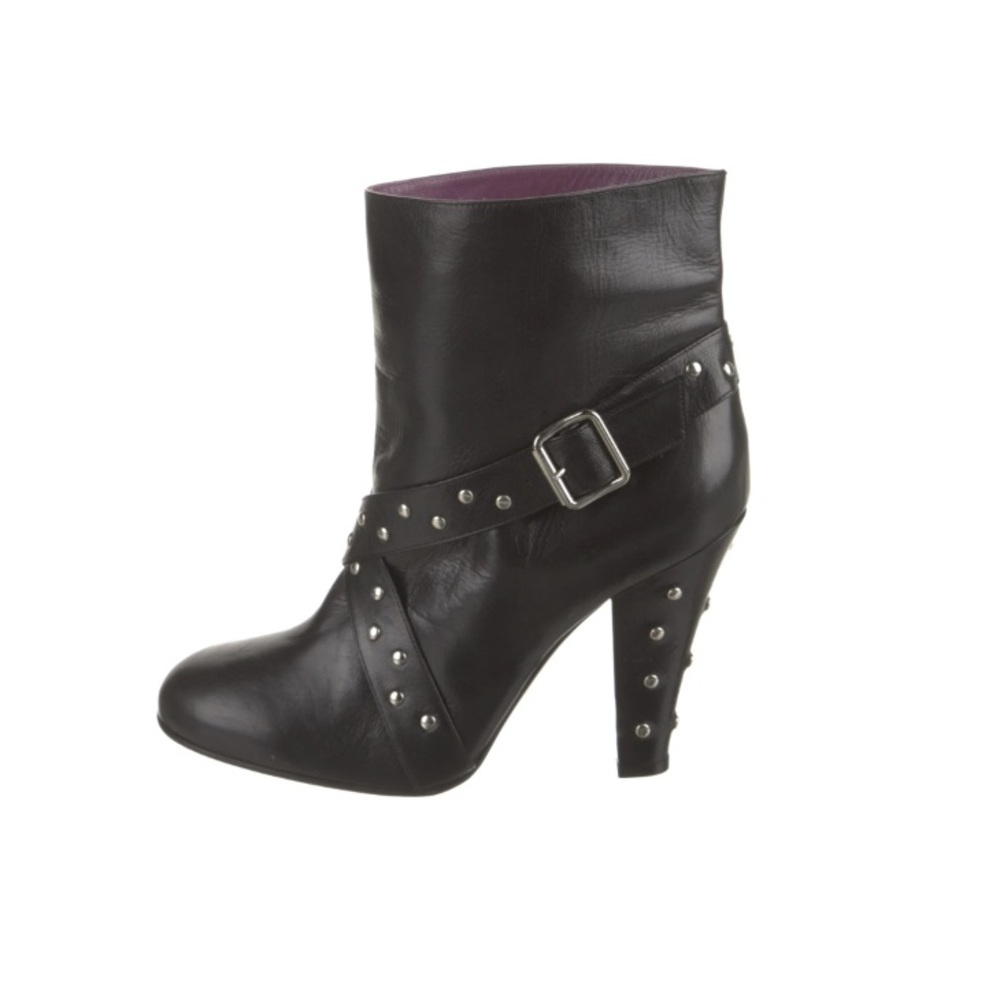 Marc Jacobs Black Leather Studded Boots